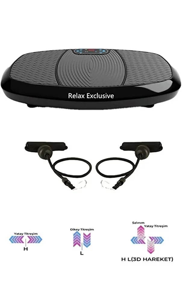Relax Exclusive 3d Vibration Plate Hoparlörlü Titreşimli yatay+dikey+3d Spor Fitness Egzersiz Aleti Cihazı